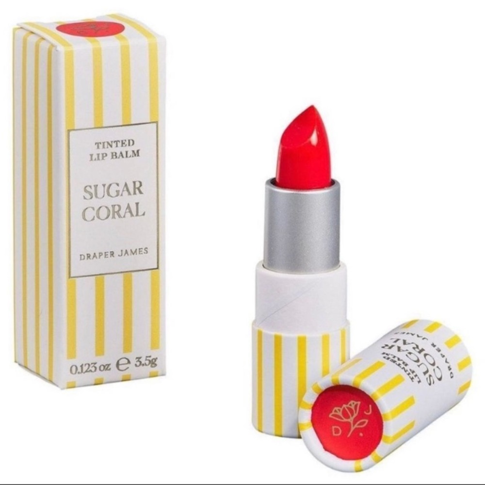 🎉Host Pick 🎉🌻 2 for $10 NWT Draper James Tinted Lip Balm Sugar Coral